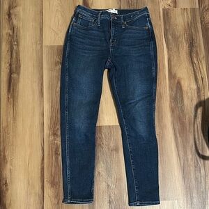 Madewell Blue Skinny Jeans